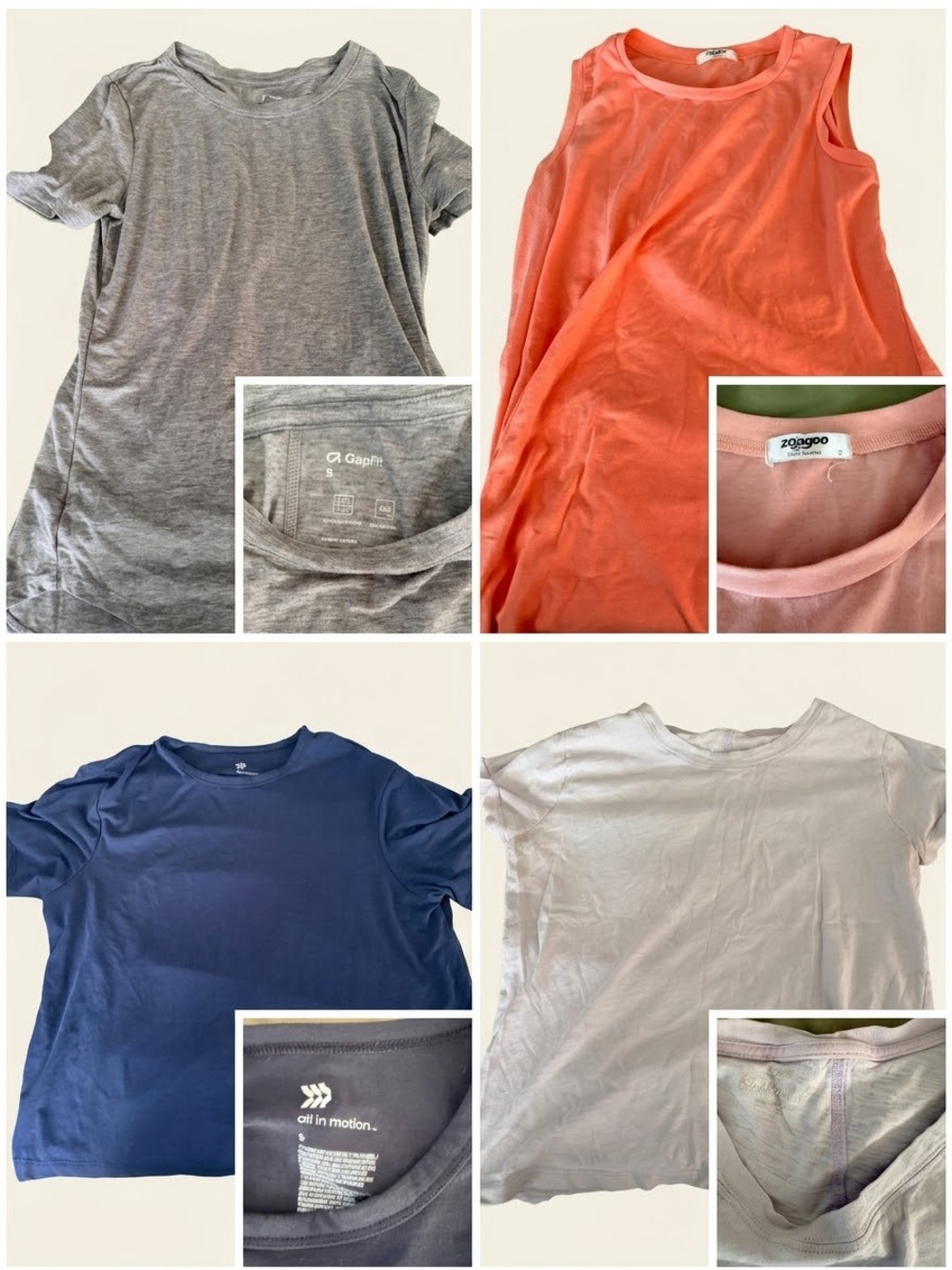 Small athletic shirt bundle